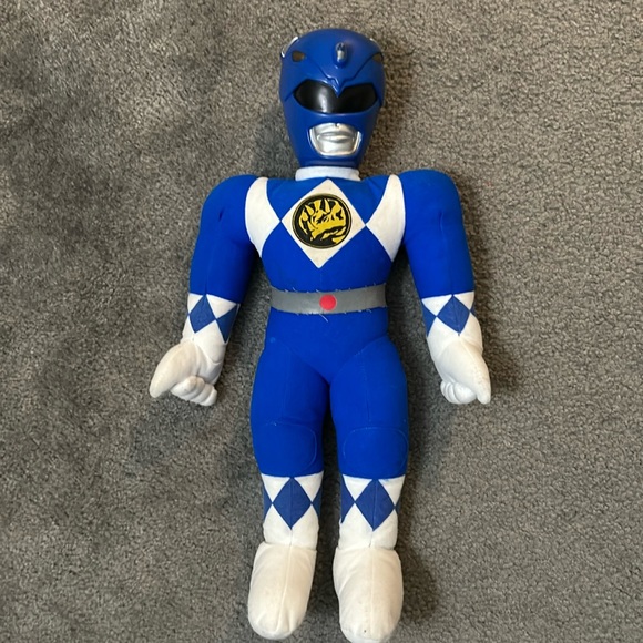 Vintage 1993 blue ranger stuffed figure 18” power rangers - Picture 1 of 6